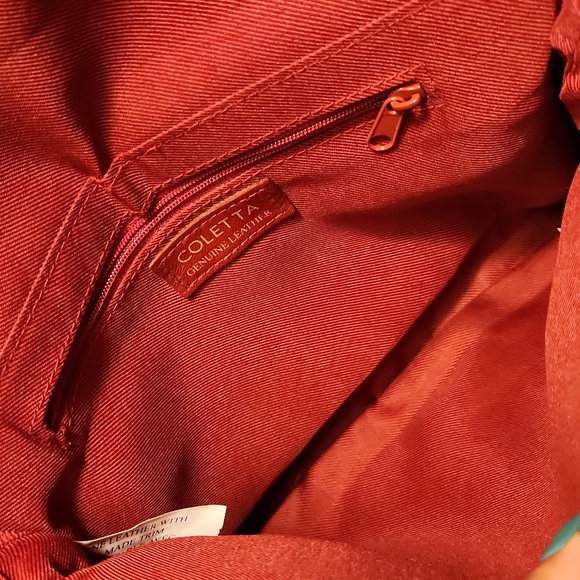 Vintage COLETTA GENUINE LEATHER BAG - Picture 5 of 5